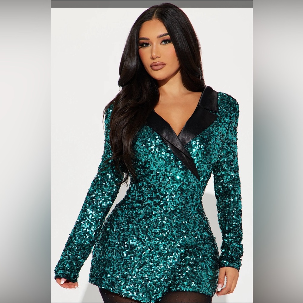 Brand new sequin romper